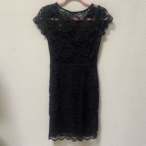 Ambiance Black Lace Dress